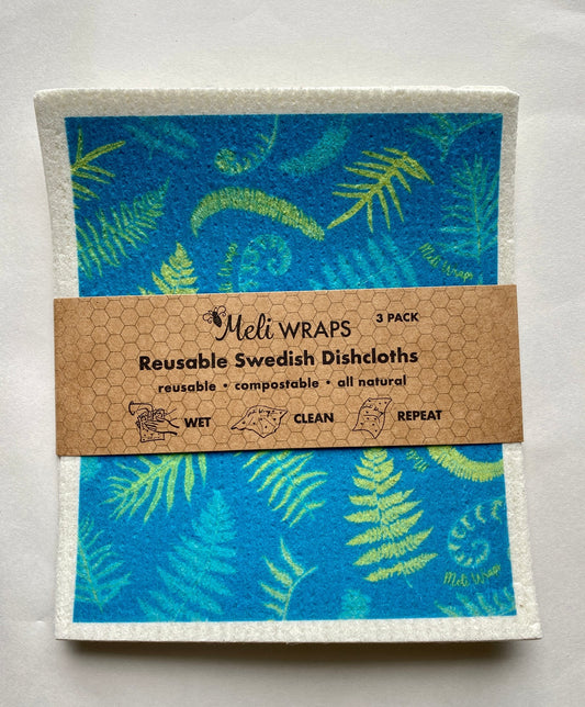 NEW Fern - Swedish Dish Cloth Sets - Tree Spirit Wellness