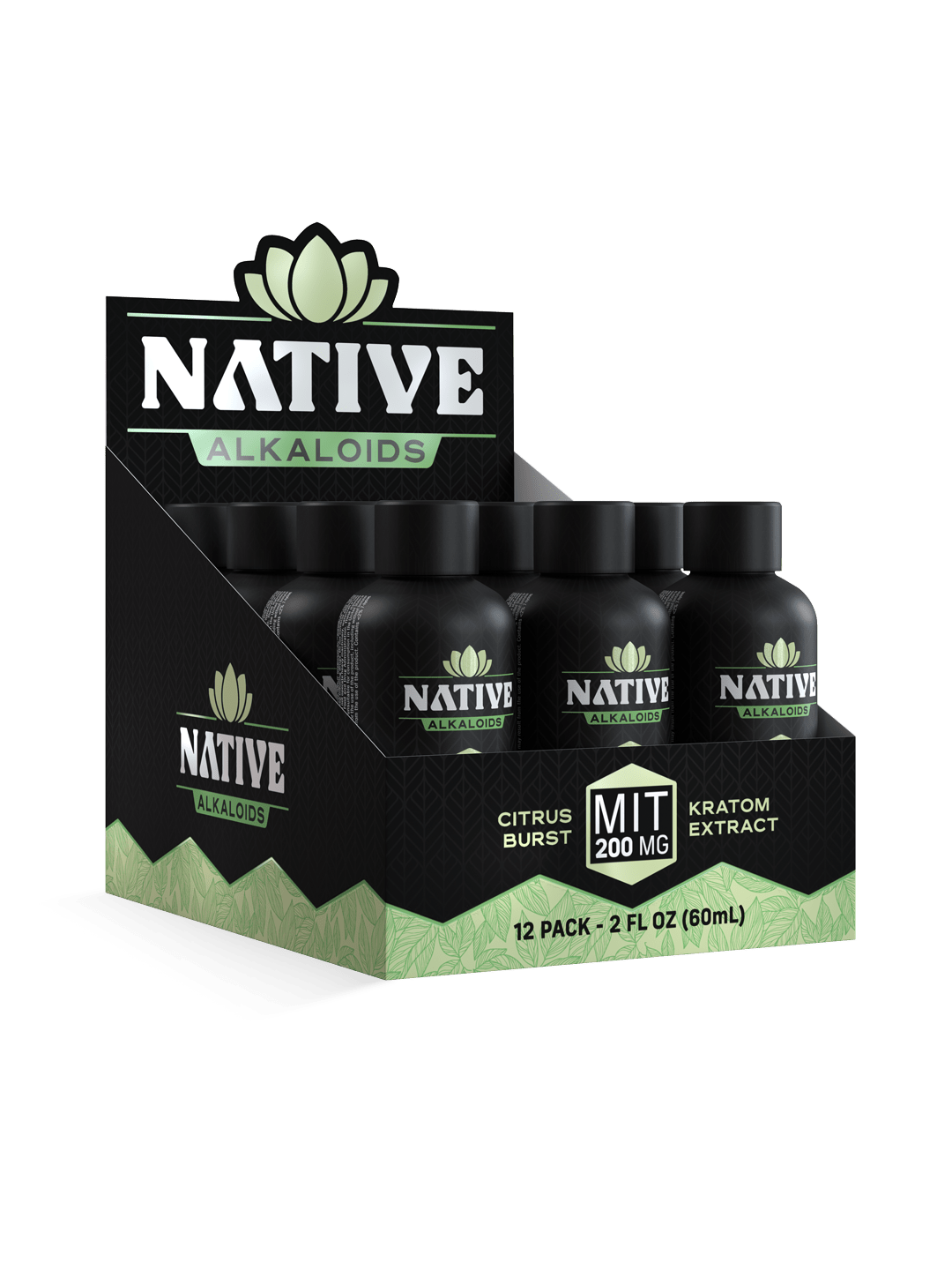 MIT/KRATOM – 25mg Citrus Burst - Native Alkaloids (Case of 12) - Tree Spirit Wellness
