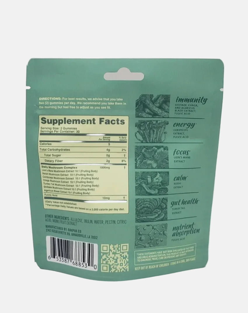 NEW! Mushroom Daily Gummies - Tree Spirit Wellness