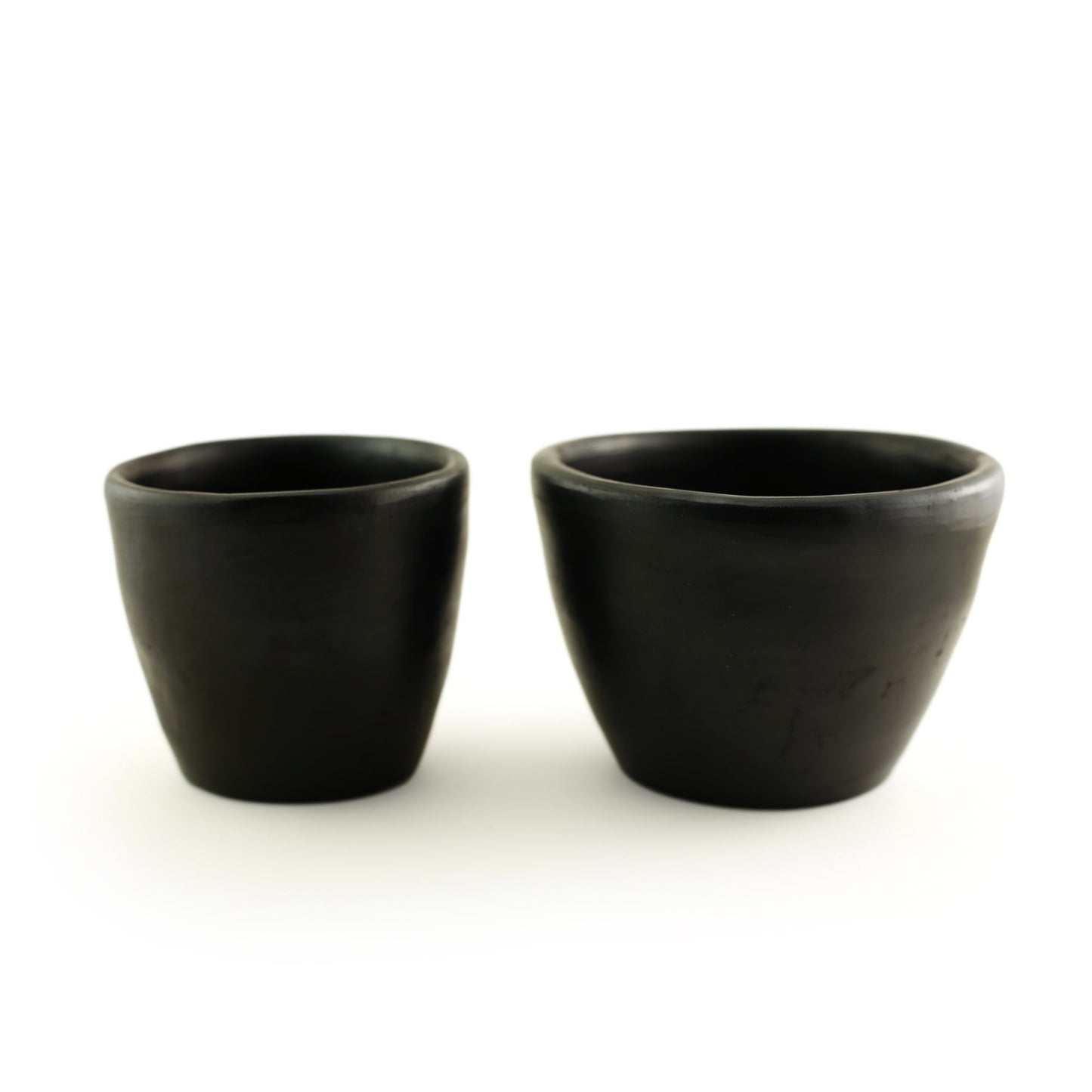 Prabhuji Incense Burner - Hand-made La Chamba Clay Smudging Bowl - Small H2.75in x D3.5in