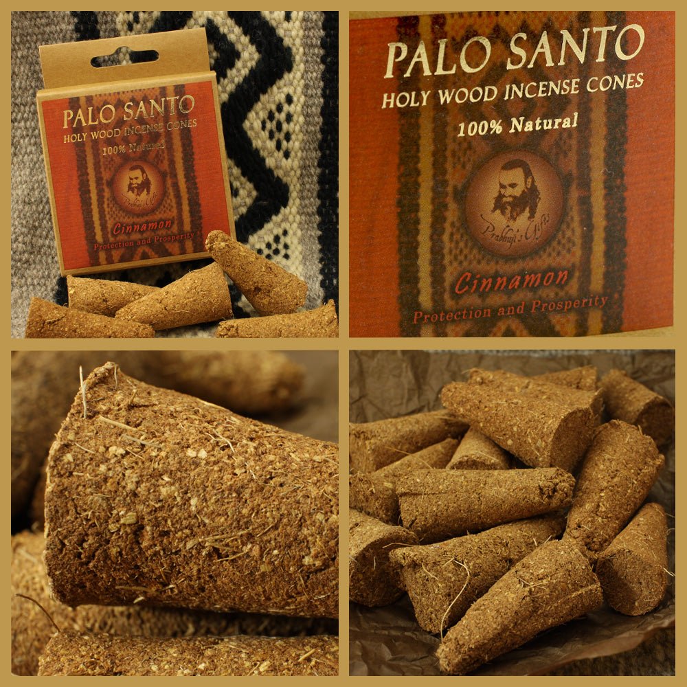 Palo Santo and Cinnamon - Protection & Prosperity - 6 Incense Cones - Tree Spirit Wellness