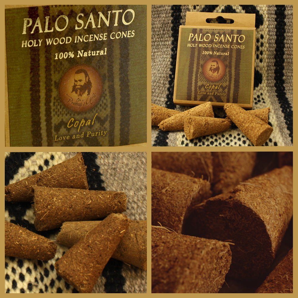 Palo Santo and Copal - Love & Purity - 6 Incense Cones - Tree Spirit Wellness