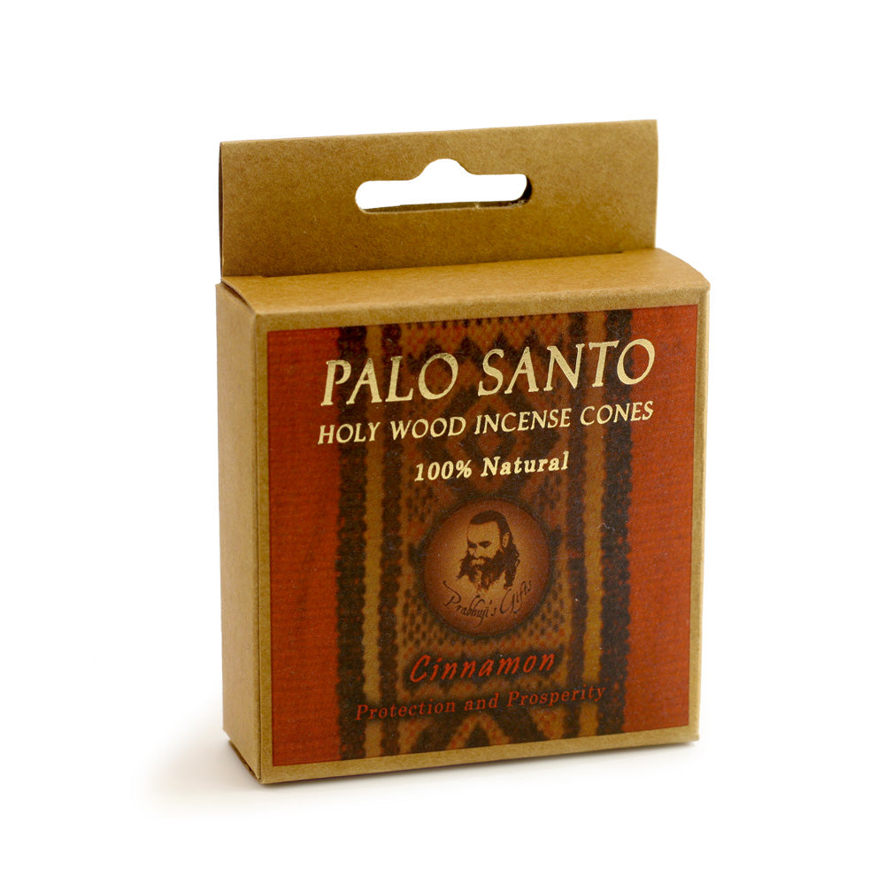 Palo Santo and Cinnamon - Protection & Prosperity - 6 Incense Cones - Wholesale and Retail Prabhuji's Gifts