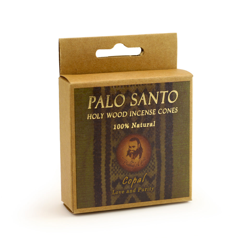 Prabhuji Palo Santo and Copal - Love & Purity - 6 Incense Cones