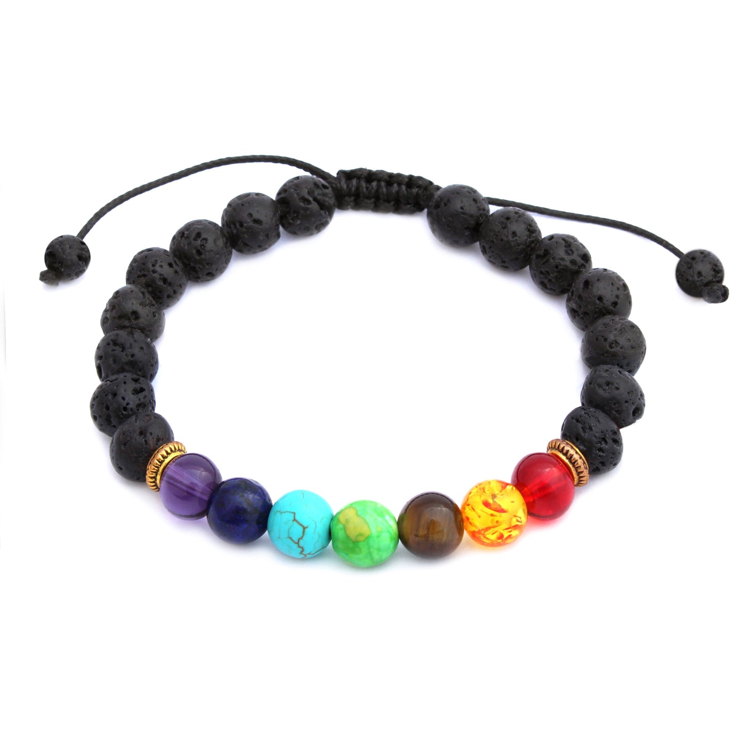 7 Chakra aromatherapy bracelet
