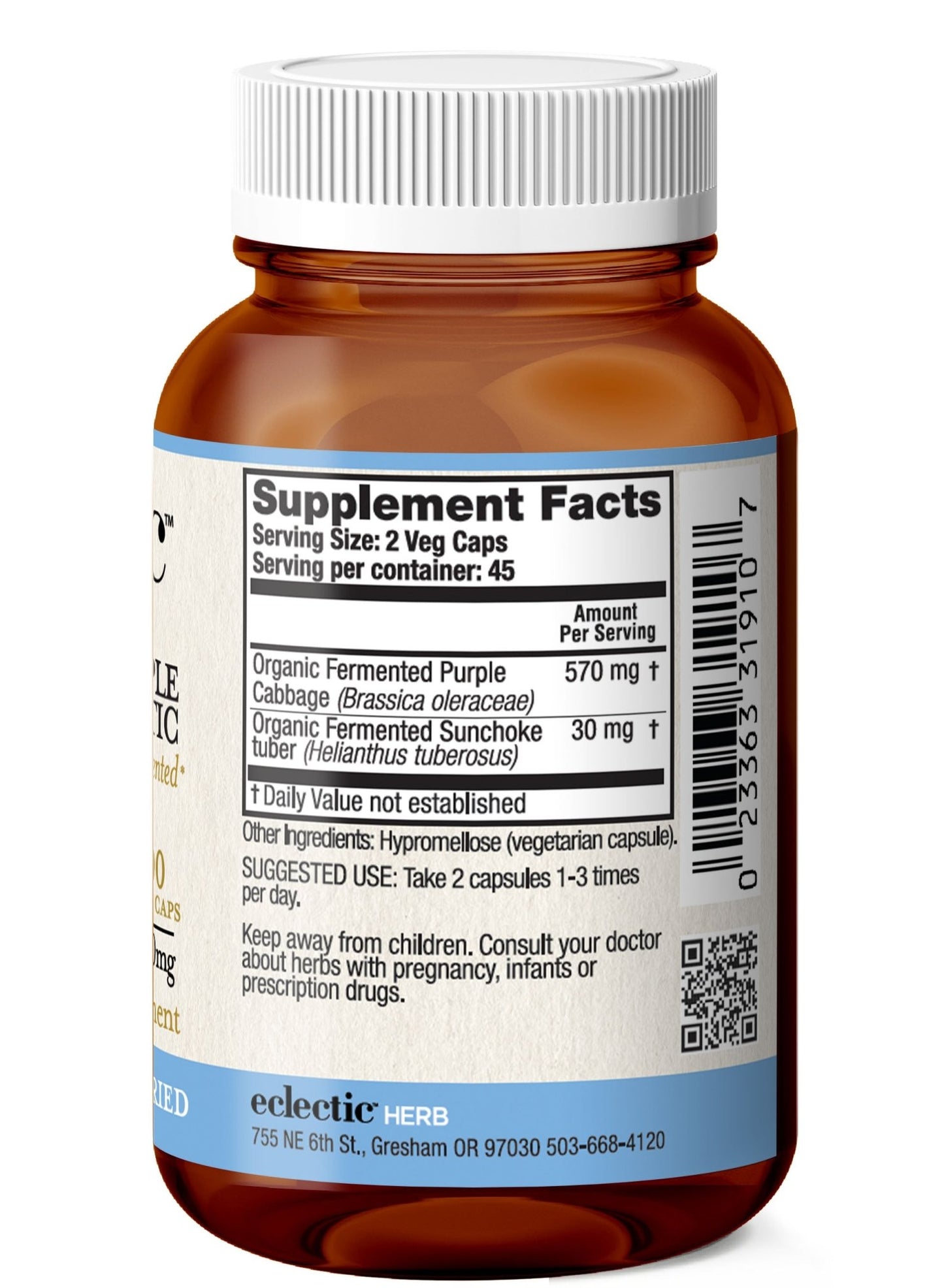 PURPLE PROBIOTIC CAPSULES - Tree Spirit Wellness