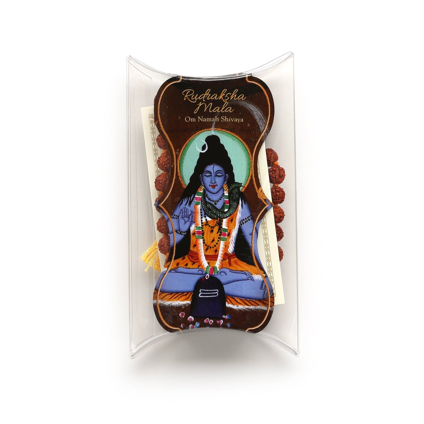 Prabhuji Prayer Mala Beads - Rudraksha - 108 Prayer Beads