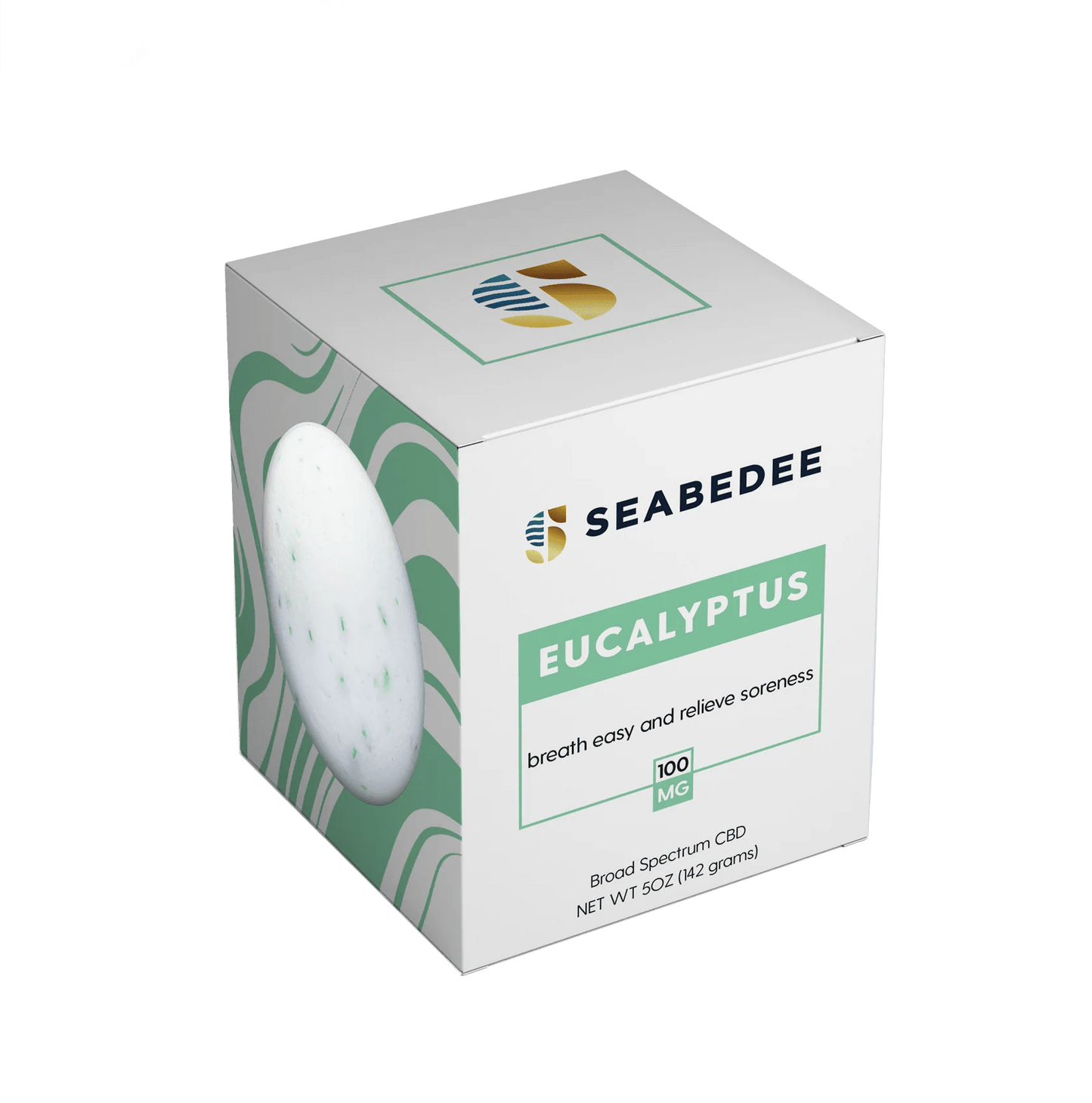 Seabedee Bath Bomb 100mg Cannabinoids - Tree Spirit Wellness