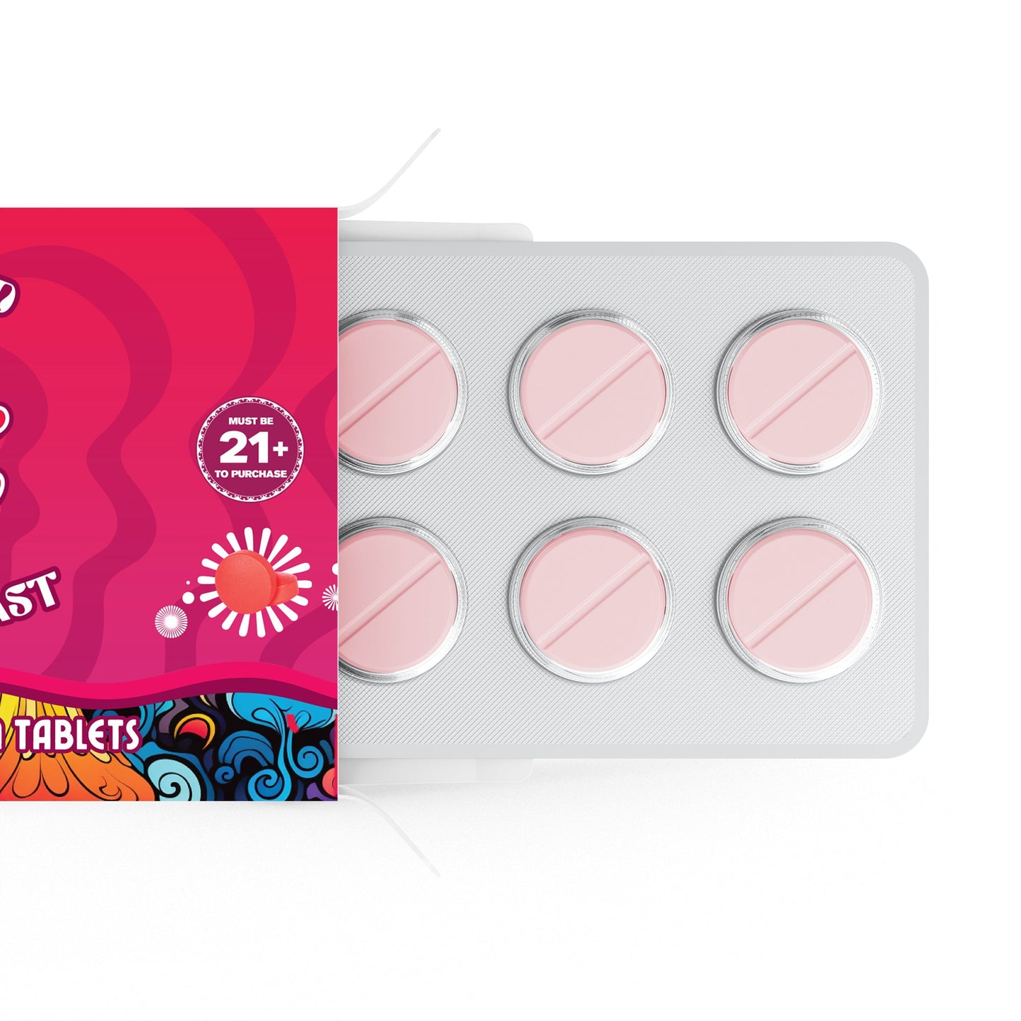 Strawberry Mushroom Tablets - Case of 10 - Tree Spirit Wellness