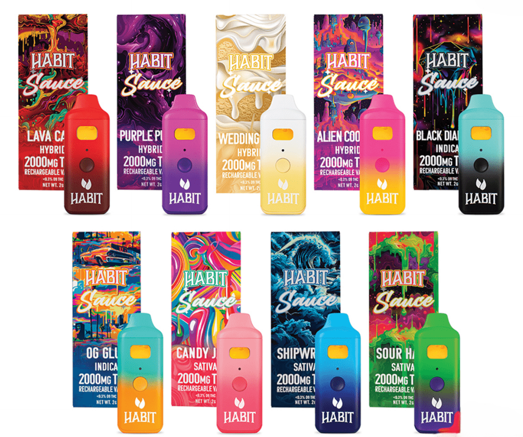 THCA 2000mg 10pk Rechargeable Vape - Candy Jack (Sativa) - Tree Spirit Wellness