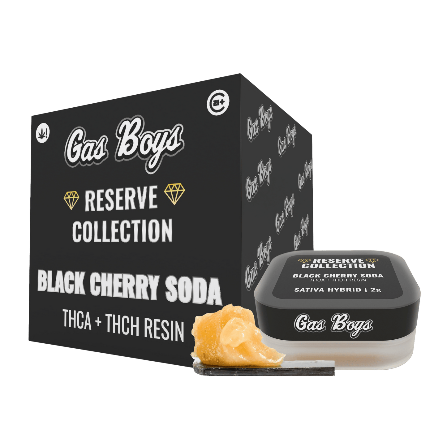 THCA + THCV Rosin - BLACK CHERRY SODA - Sativa Hybrid (8ct) - Tree Spirit Wellness