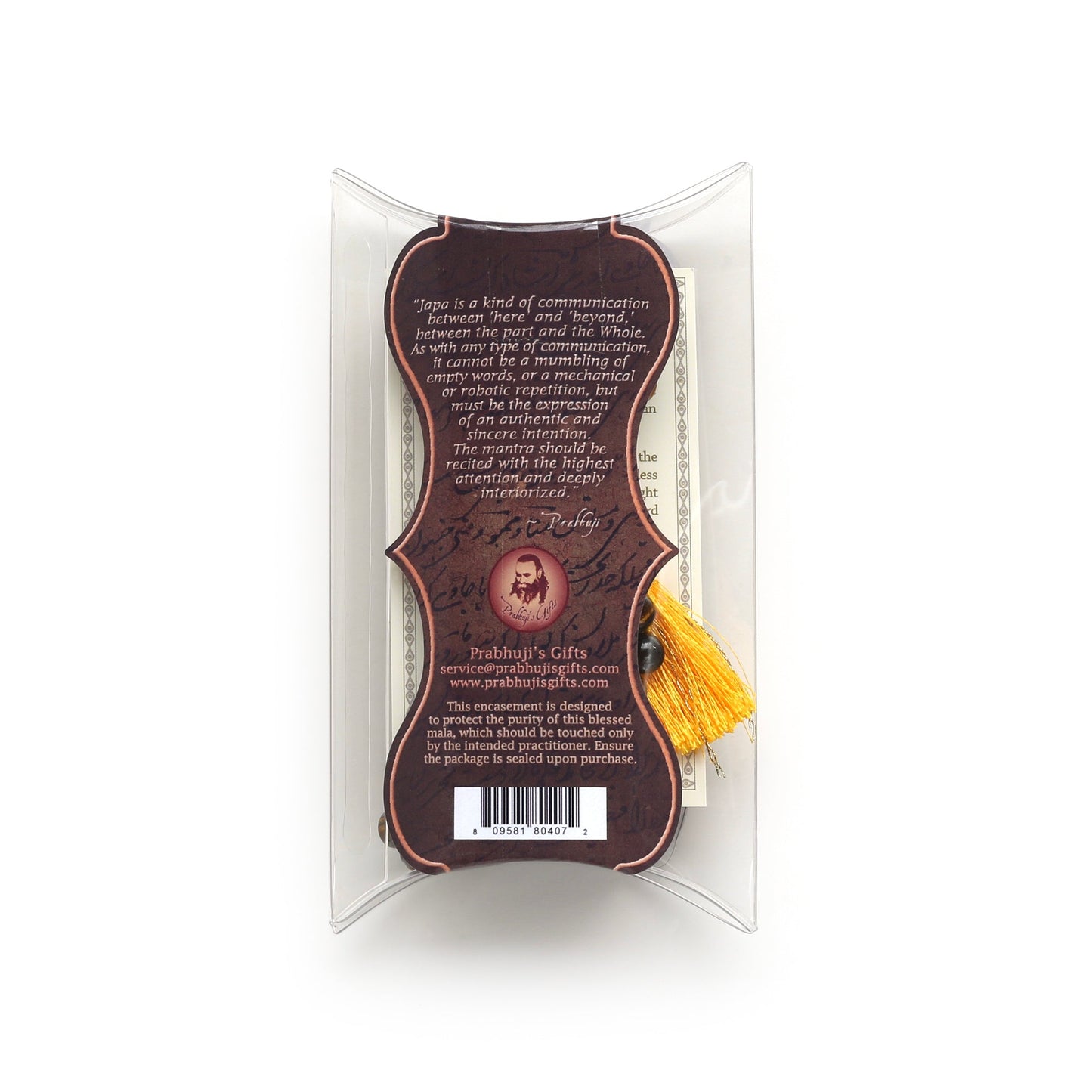 Prabhuji Prayer Mala Beads - Tiger Eye - 108 Prayer Beads