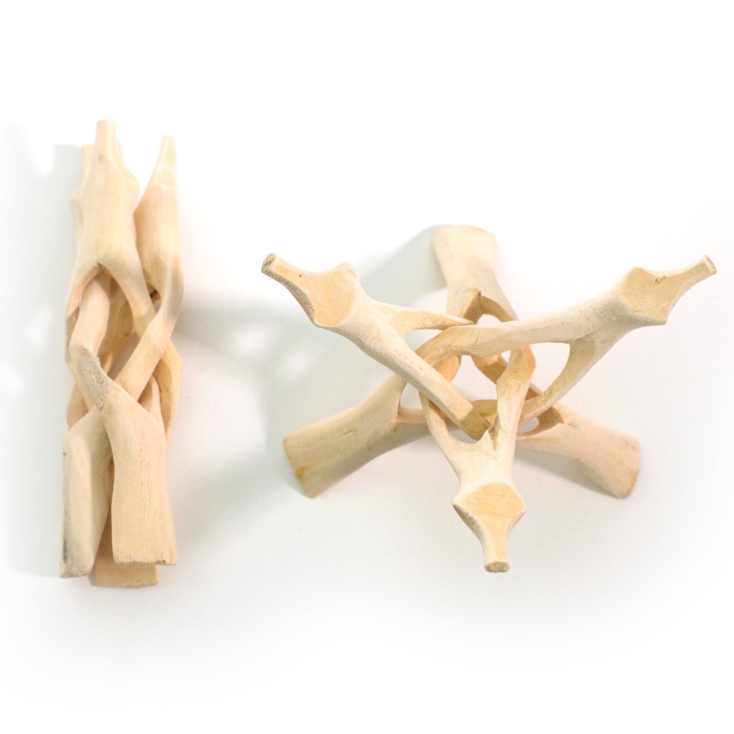 Tripod 6" Natural Eucalyptus Wood (fits Abalone shells 5 - 7") - Tree Spirit Wellness