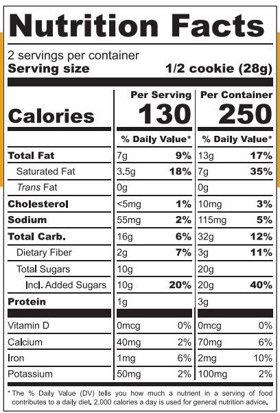 Ultimate Chocolate Chip Cookie 12ct - Tree Spirit Wellness