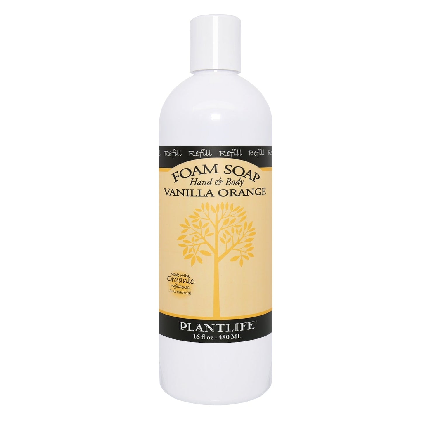 Vanilla Orange Plant Based Foam Soap Refill - Tree Spirit Wellness