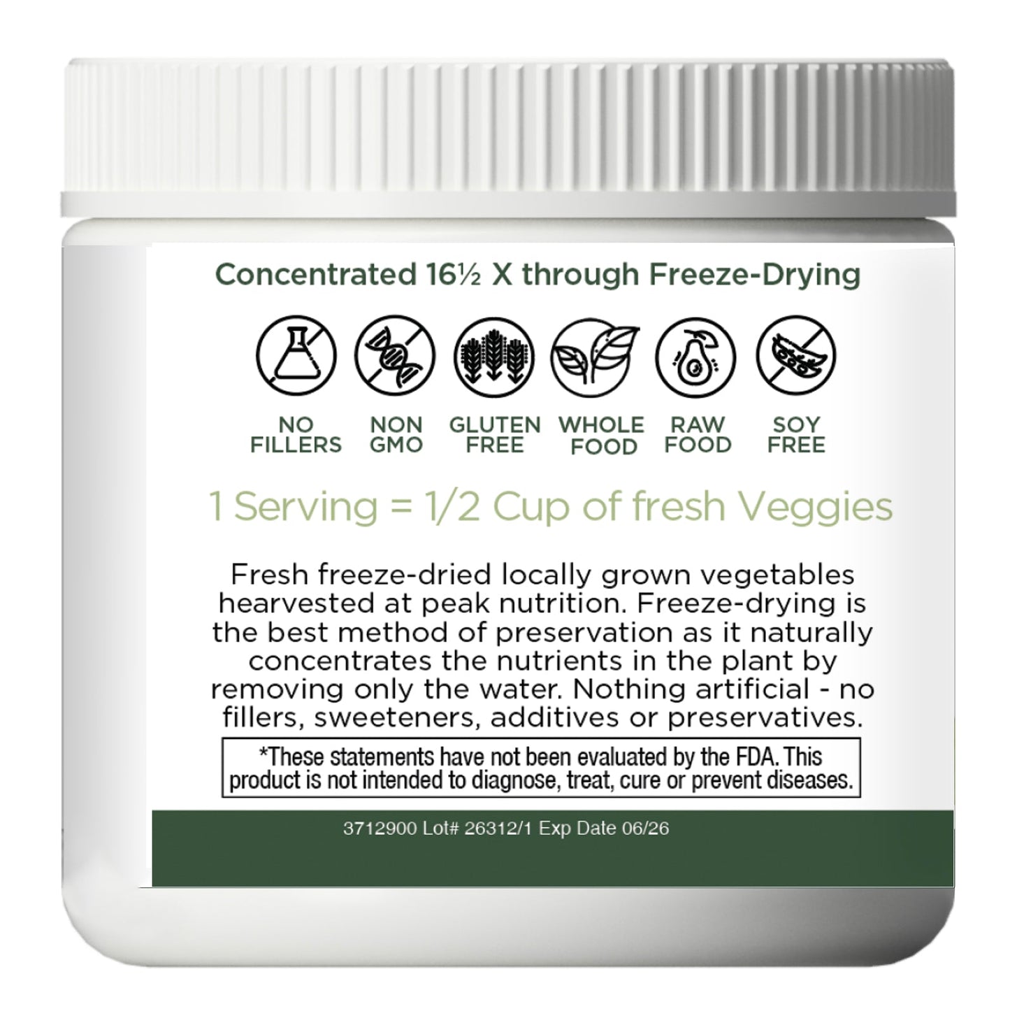 VEGGIE 10 POWDER - Tree Spirit Wellness