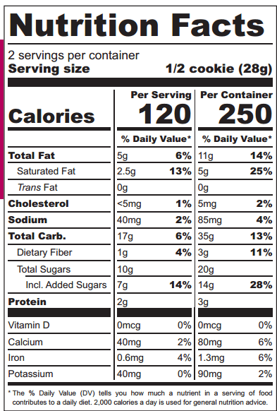 Very Berry Oatmeal Cookie 12ct - Tree Spirit Wellness