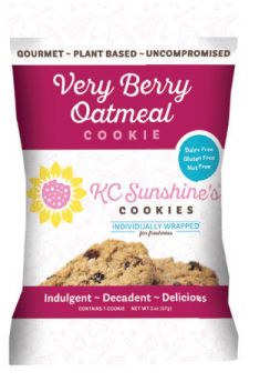 Very Berry Oatmeal Cookie 12ct - Tree Spirit Wellness