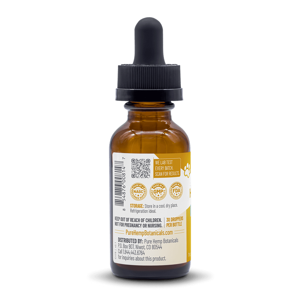 1,500MG PET CBD TINCTURE - Tree Spirit Wellness