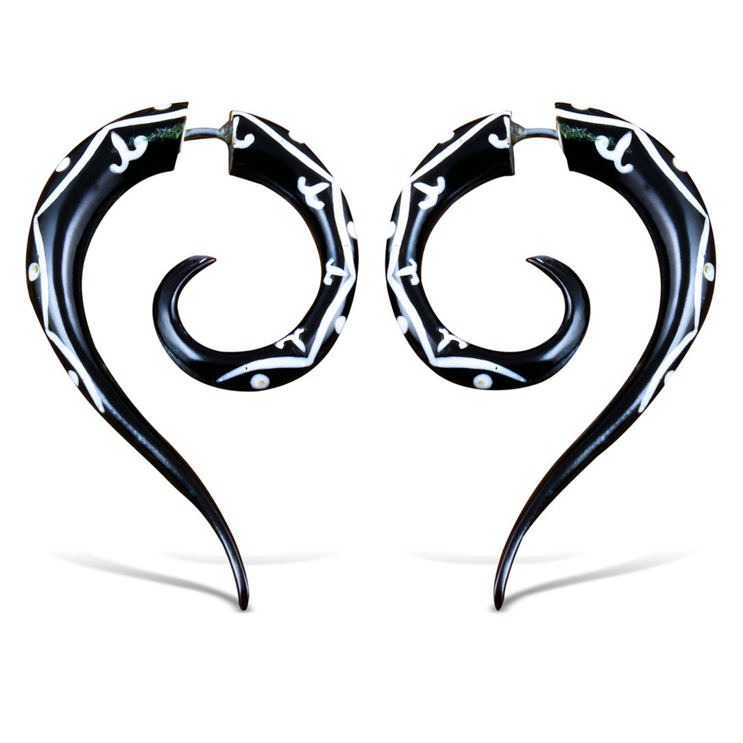 Last Pair! Tribal Eternity - Horn freeshipping - Tree Spirit Wellness