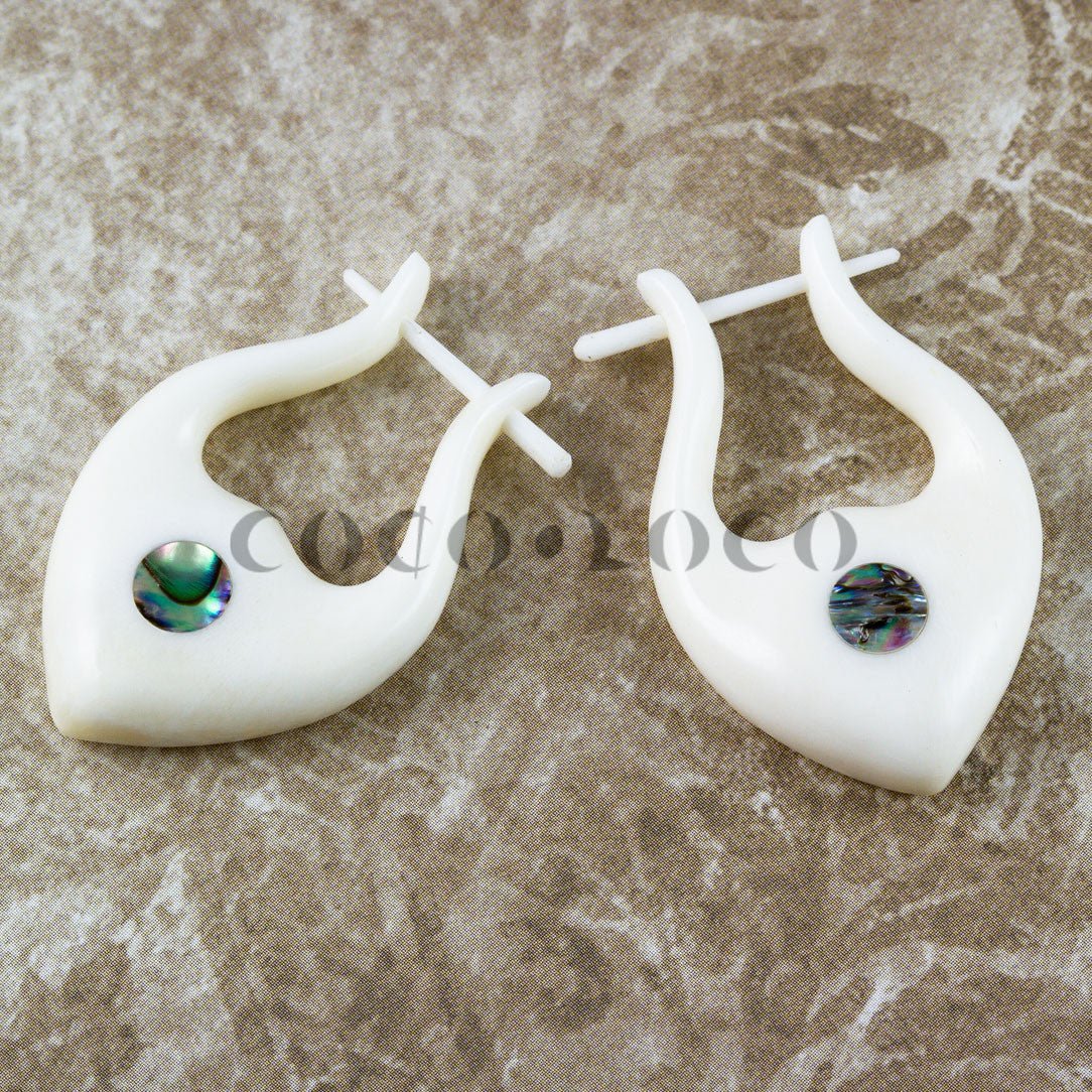 Abalone Drops - Bone - Tree Spirit Wellness