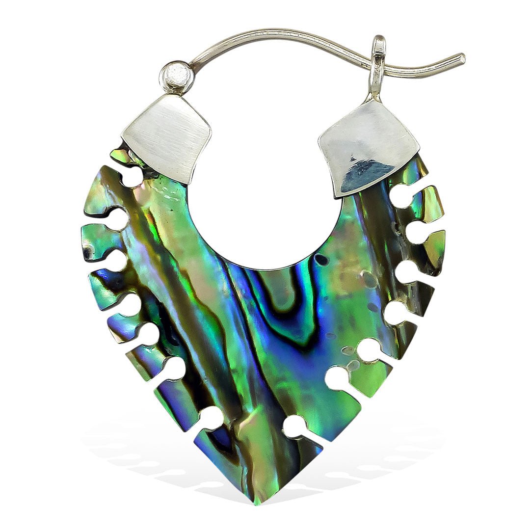 Arrowhead Hoops - Abalone Shell - Tree Spirit Wellness