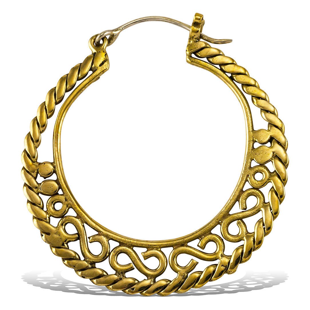 Athena Hoops - Silver Posts - Tree Spirit Wellness