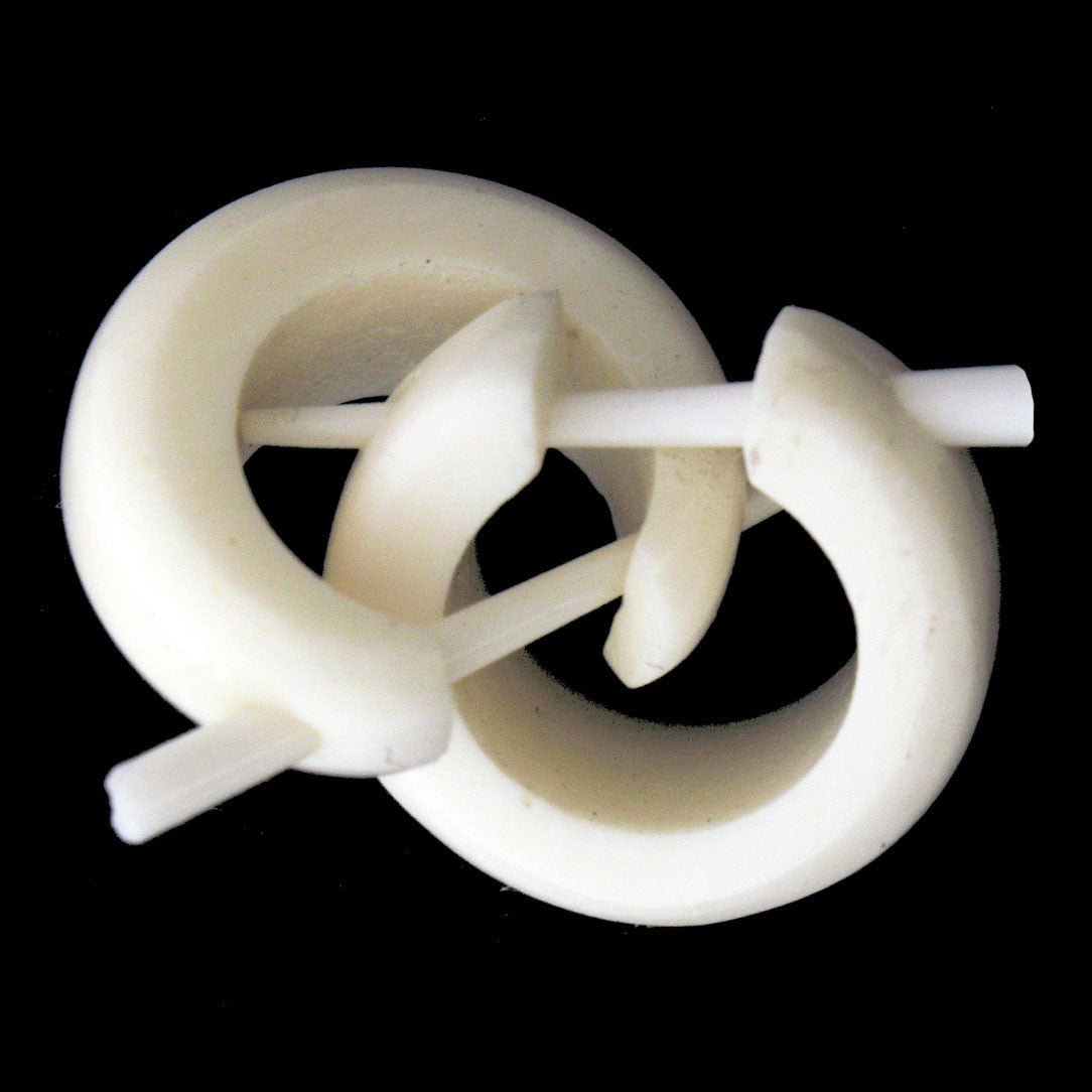 Basic Hoops - Bone - Tree Spirit Wellness
