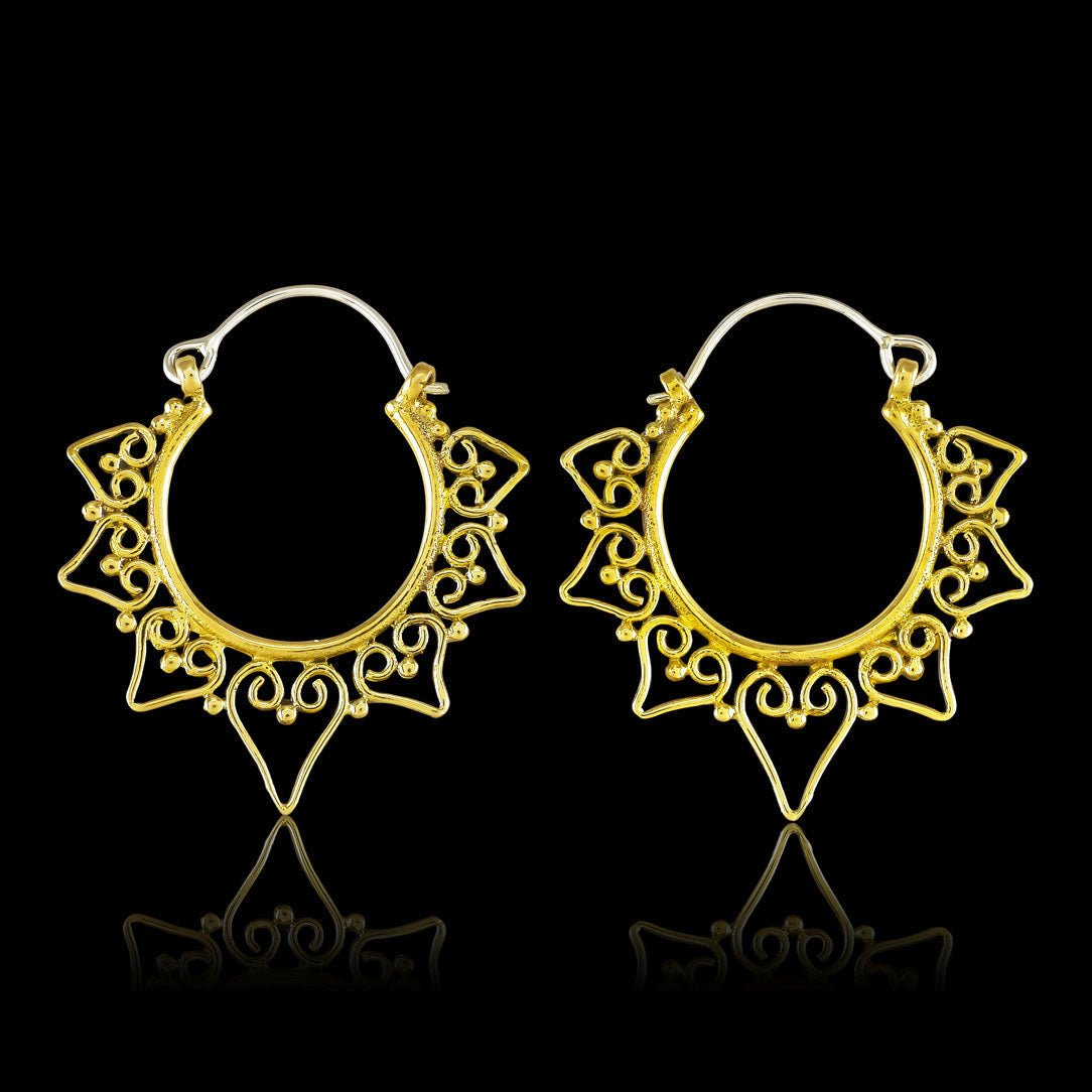 Belissa Hoops - Silver Posts - Tree Spirit Wellness