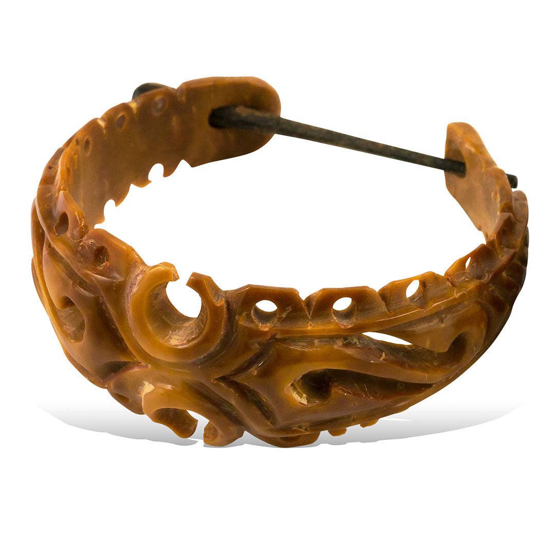 Bhima Hoops - Piassava Palm Nut - Tree Spirit Wellness