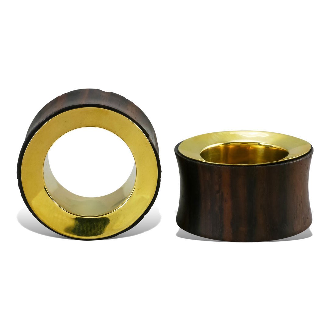 Brass Tunnels - Brown Wood - Tree Spirit Wellness