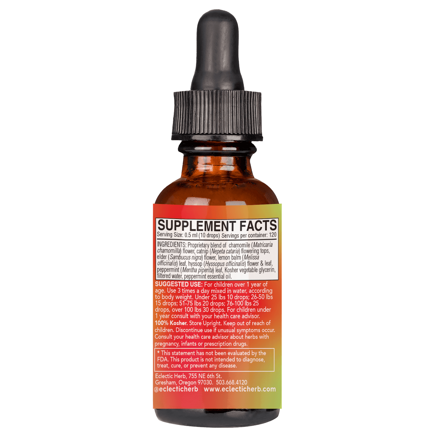 CALMING TONIC PEPPERMINT - Tree Spirit Wellness