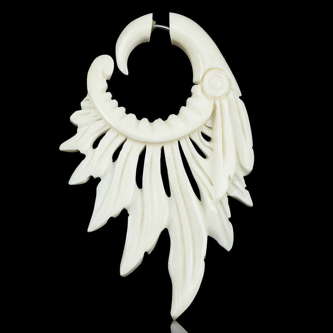 Cherokee Feathers - Bone - Tree Spirit Wellness