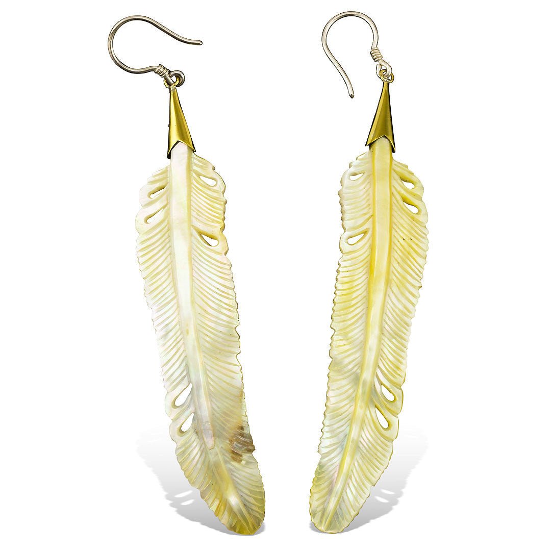 Cherokee Feathers XL - Shell - Tree Spirit Wellness
