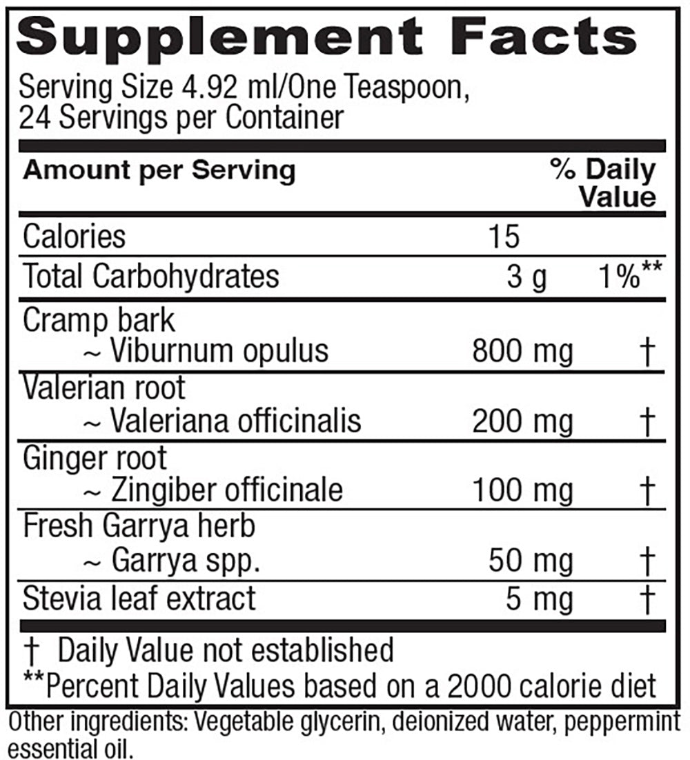 Cramp Calm Tonic™ – 4 oz. liquid - Tree Spirit Wellness