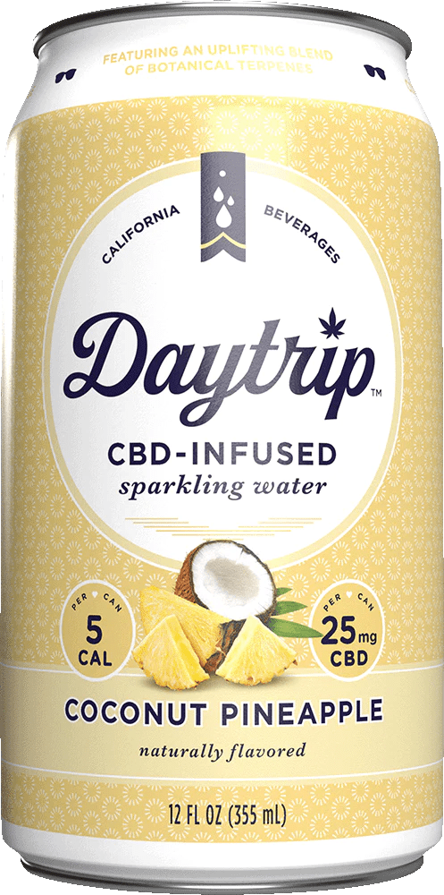 Daytrip CBD Infused Sparkling Water Coconut Pineapple - Tree Spirit Wellness