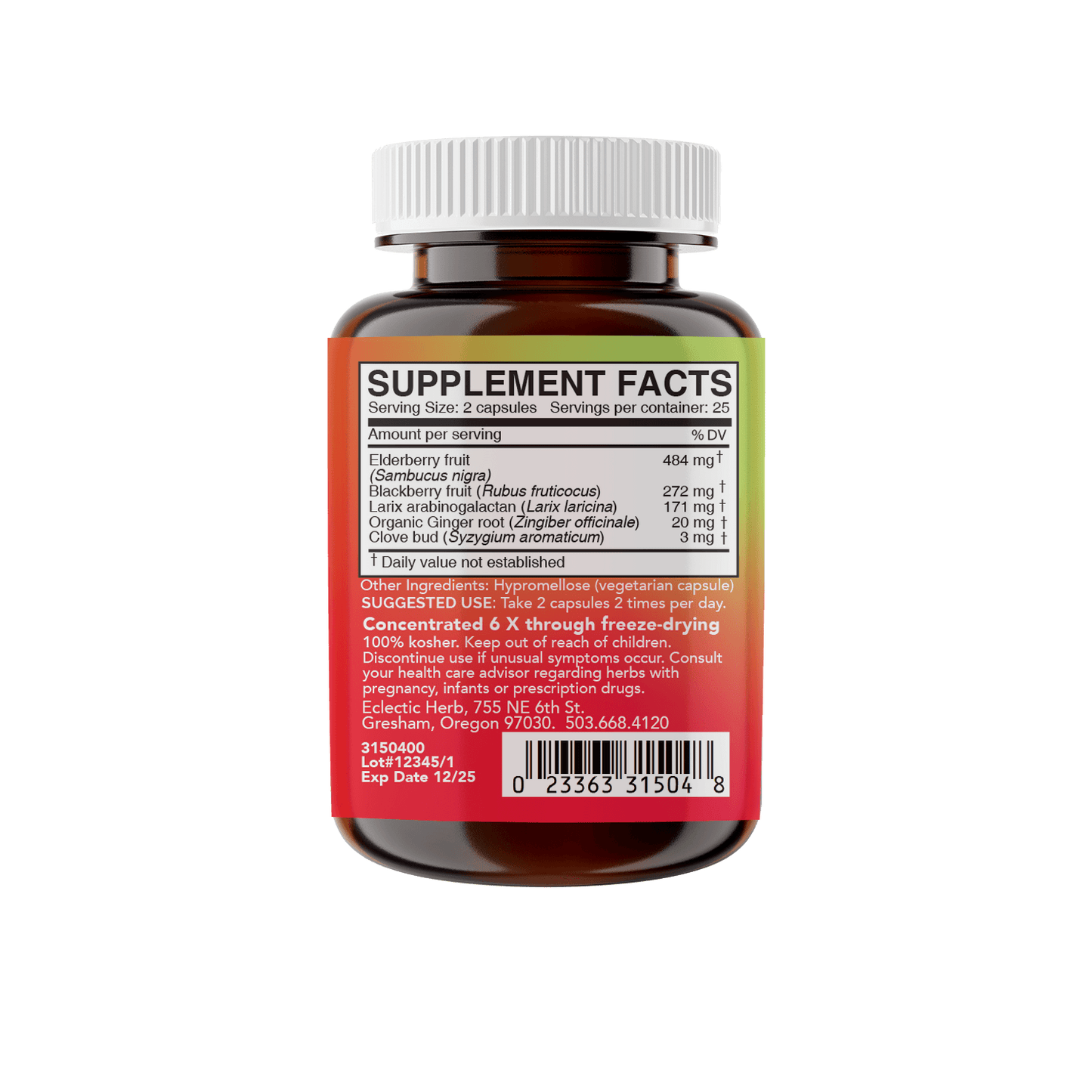 ELDERBERRY IMMUNE CAPSULES - Tree Spirit Wellness
