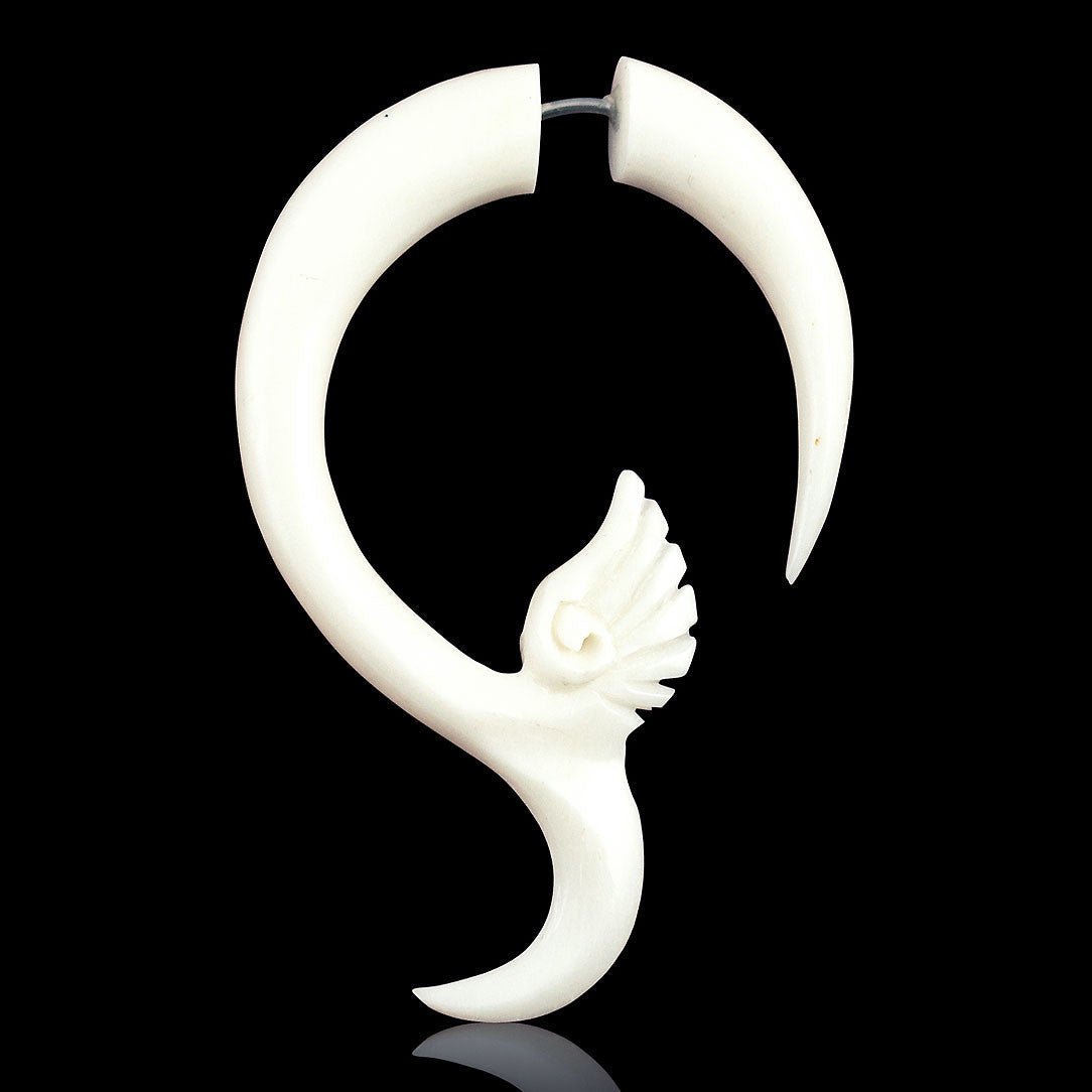 Elvin Spirals - Bone - Tree Spirit Wellness