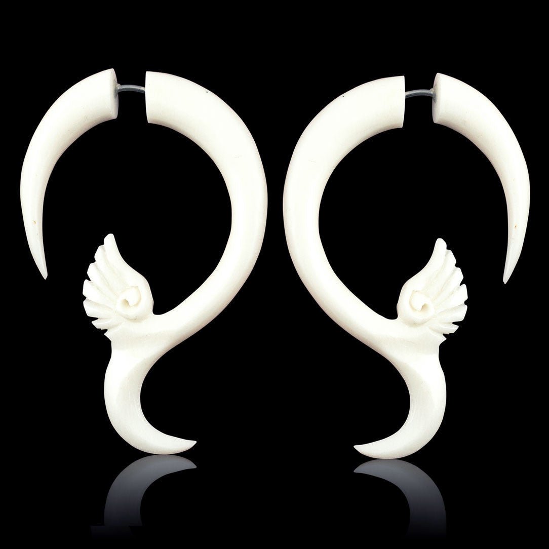 Elvin Spirals - Bone - Tree Spirit Wellness
