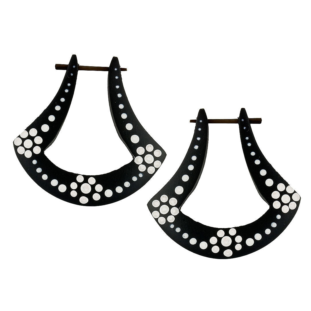 Flower Power Hoops - Wood - Tree Spirit Wellness