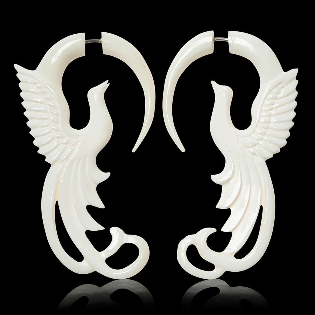 Flowing Phoenix - Bone - Tree Spirit Wellness