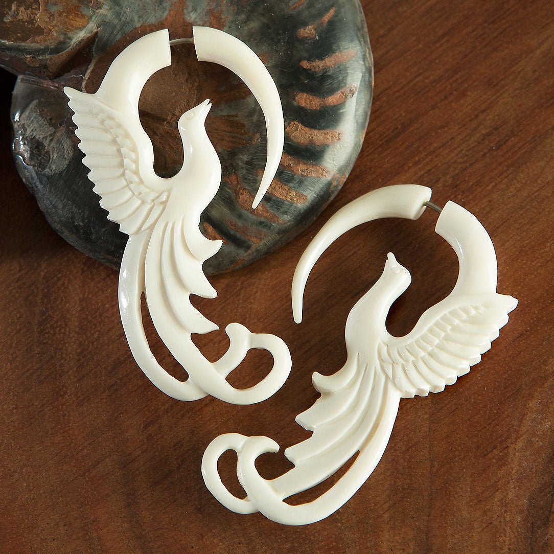 Flowing Phoenix - Bone - Tree Spirit Wellness