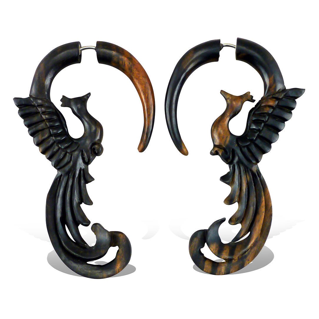 Flowing Phoenix - Wood - Tree Spirit Wellness