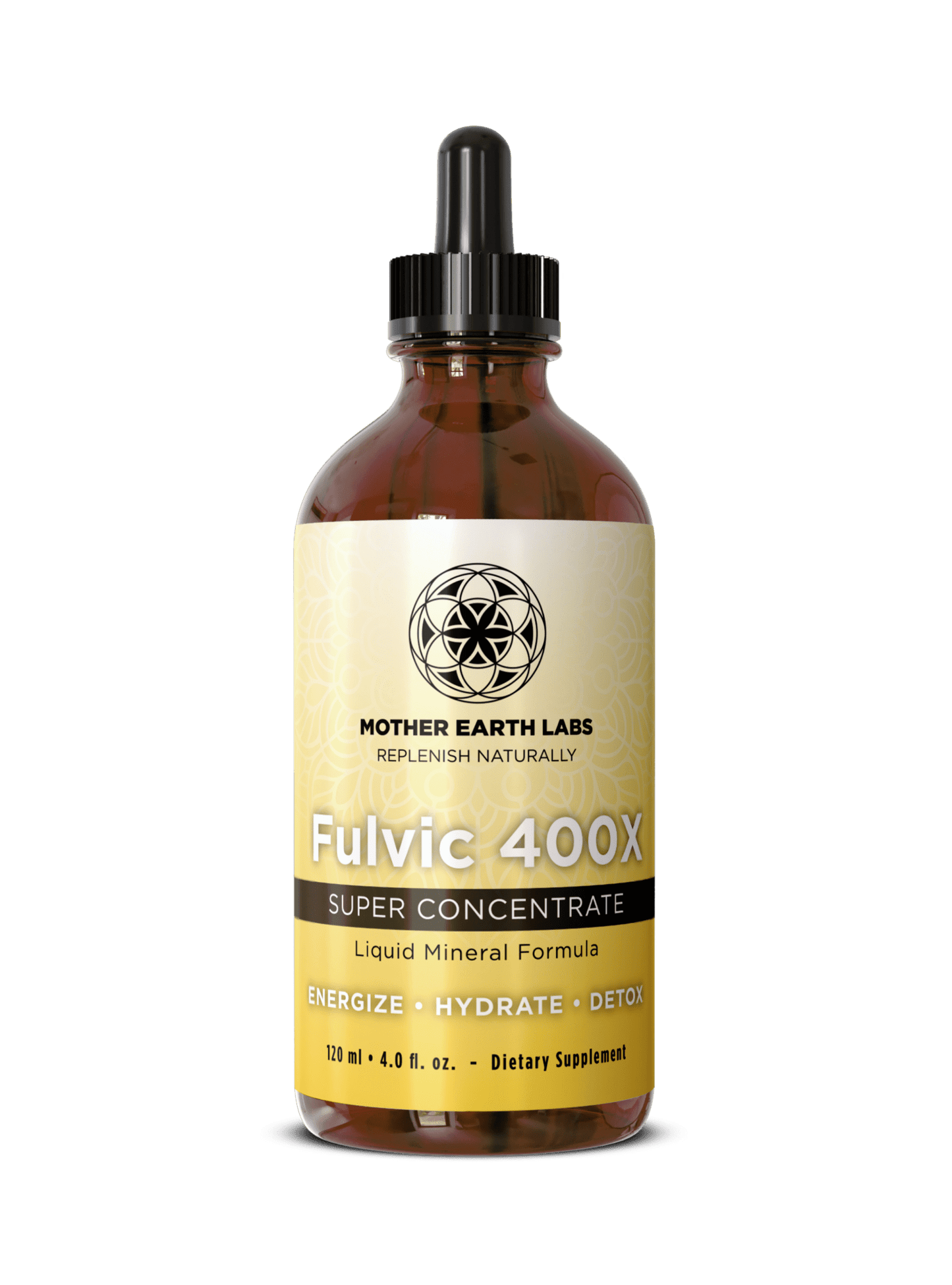 FULVIC ACTIVE 400X - 4oz Dropper - Tree Spirit Wellness