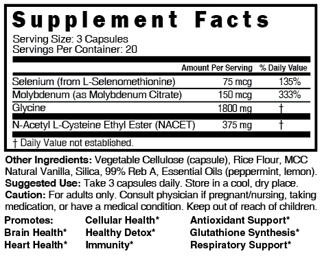GlyNAC-ET 375mg Extra Strength - 60ct - Tree Spirit Wellness