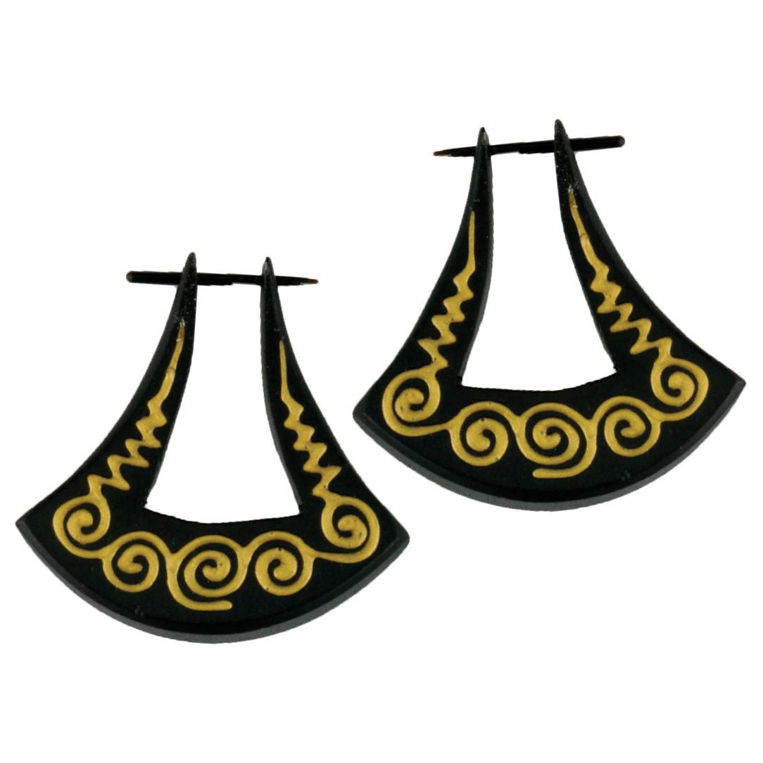 Golden Fans - Wood - Tree Spirit Wellness