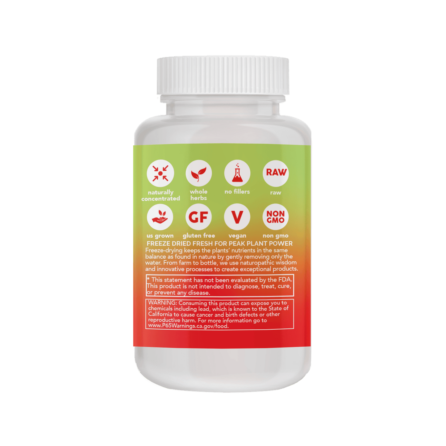 GOLDENSEAL ROOT CAPSULES *PLASTIC BOTTLE* - Tree Spirit Wellness