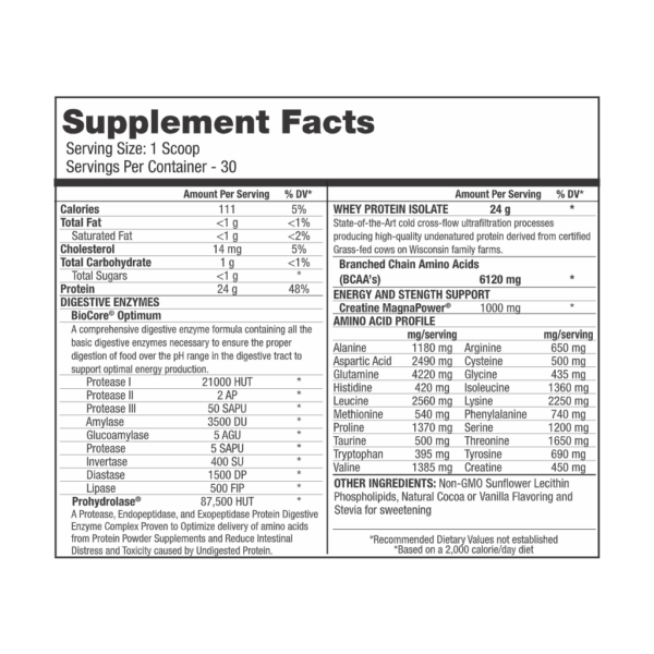 Grass-Fed Whey Protein (vanilla or chocolate) - Tree Spirit Wellness