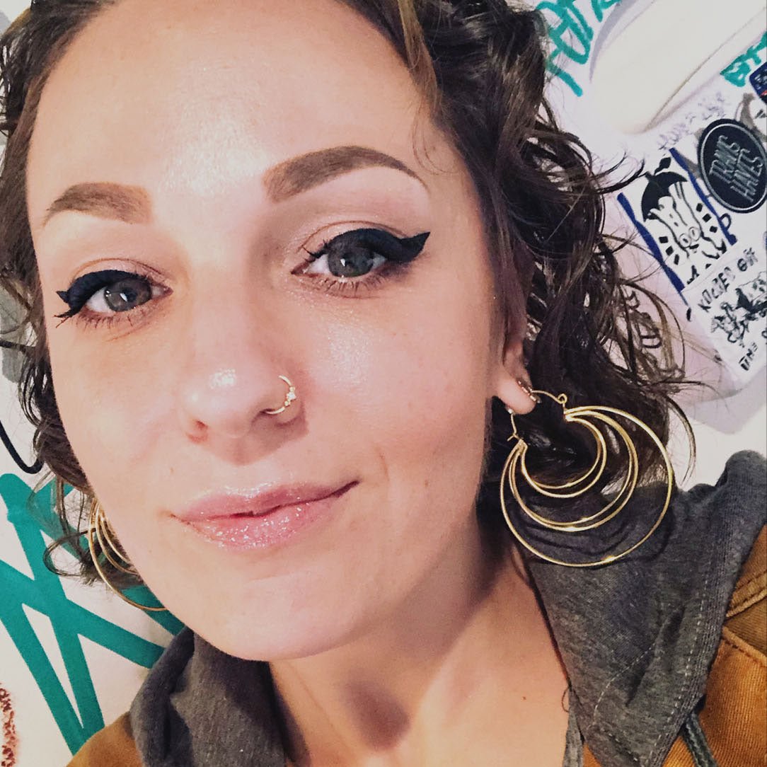 Handmade Luna Hoops - Brass - Tree Spirit Wellness