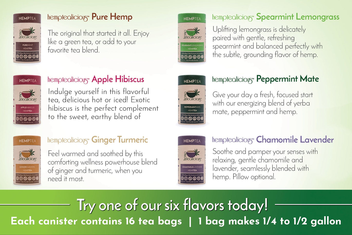 Hemptealicious info card - Tree Spirit Wellness